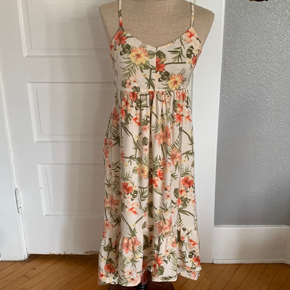 Deret Heart Maternity Floral Dress Size Small